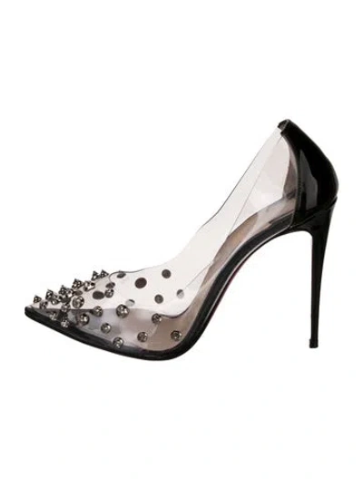 Pre-owned Dior Patent Leather Studded Accents Pumps In Multi