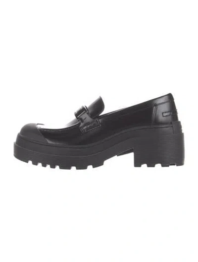 Pre-owned Dior Patent Leather Whipstitch Trim Pumps In Black