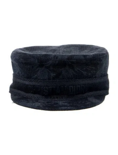 Pre-owned Dior Pattern Print Top Hat