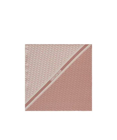 Dior Pattern Scarf In Nude