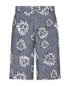 Dior Pattern Shorts In Gray
