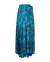 Dior Pattern Skirt In Blue
