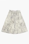 Dior Patterned Flared Pants With Logoed Buttons