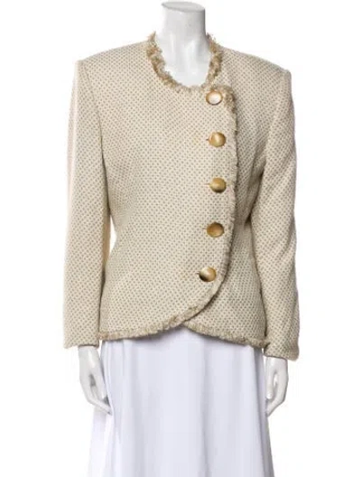 Pre-owned Dior Patterned Jacket In Neutral