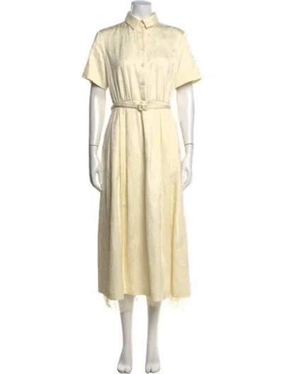 Pre-owned Dior Patterned Midi Length Dress In Neutrals