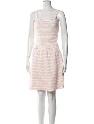 Pre-owned Dior Patterned Mini Dress In Multi