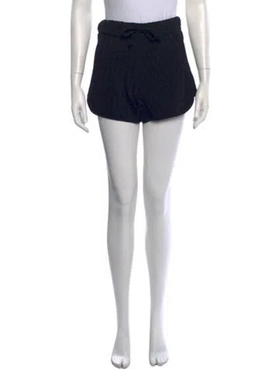 Pre-owned Dior Patterned Mini Shorts In Black