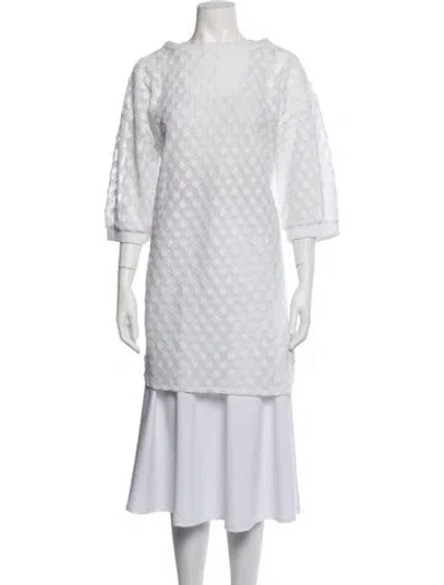 Pre-owned Dior Patterned Pajamas In White