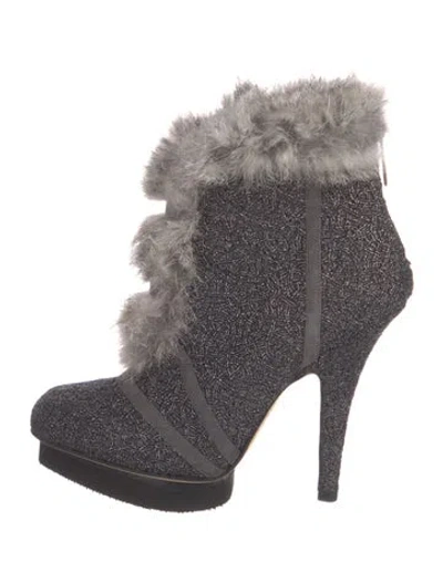 Pre-owned Dior Patterned Pumps In Gray