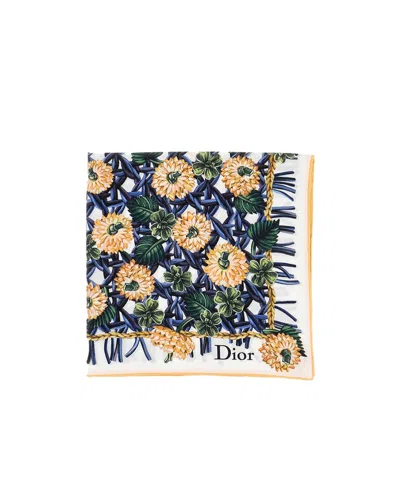 Dior Patterned Scarf In No