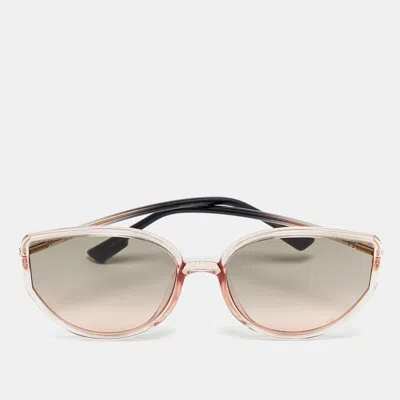 Pre-owned Dior Peach Gradient Sostellaire4 Oversized Sunglasses