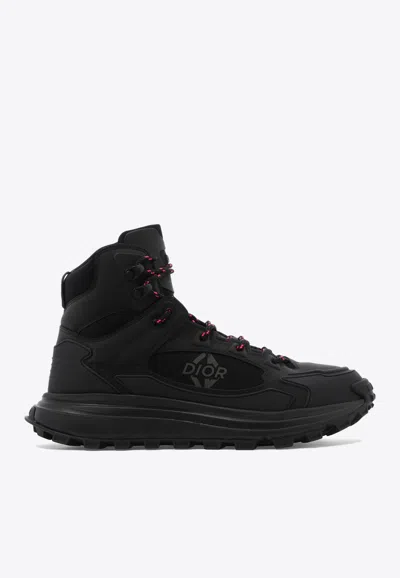 Dior Peak Ankle Boots In Black