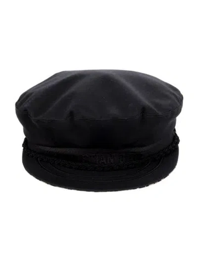 Pre-owned Dior Peaked Cap W/tags In Black