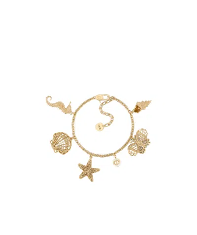 Dior Pendant Bracelet In Yellow