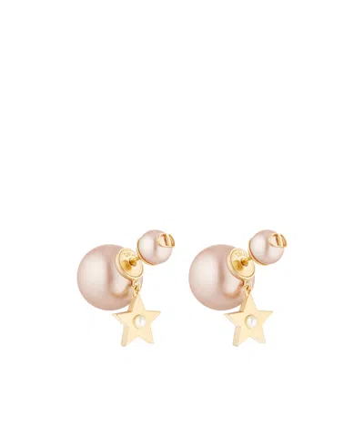 Dior Pendant Earrings In Yellow