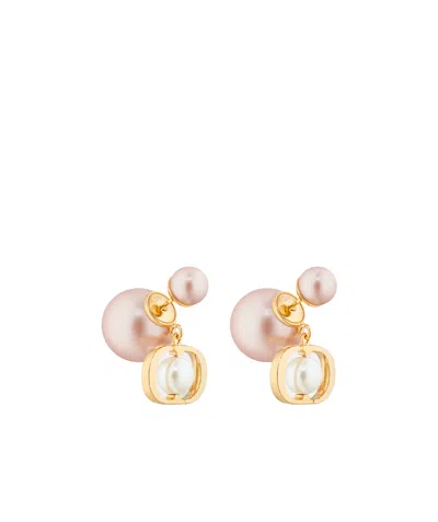 Dior Pendant Earrings In Yellow