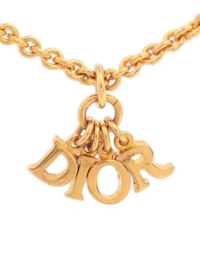 Pre-owned Dior -pendant Necklace In Gold