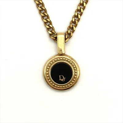Pre-owned Dior Pendant Necklace () In Gold