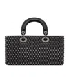 Dior Pendant Shoulder Bag In Black