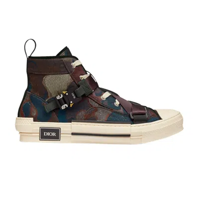 Pre-owned Dior Peter Doig X  B23 High 'brown Camouflage' | Men's Size 45