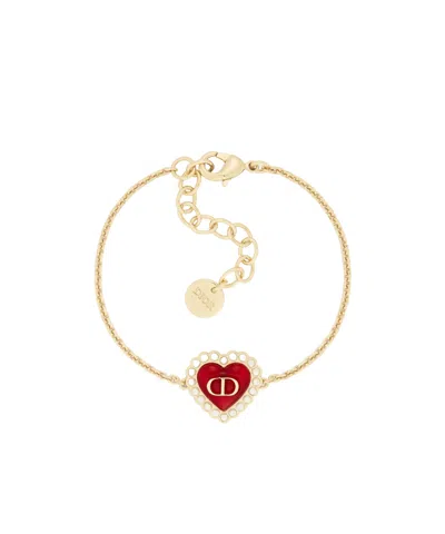 Dior Petit Cd Baroque Bracelet In Gold