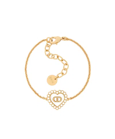 Dior Petit Cd Baroque Bracelet In Gold