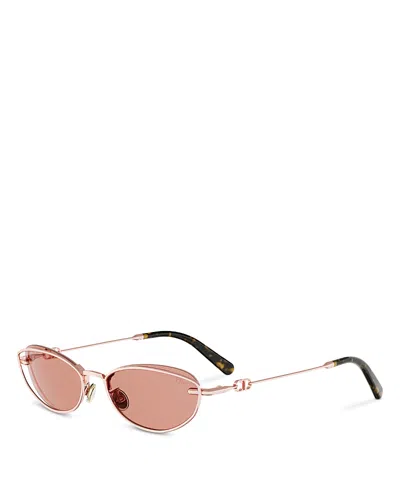 Dior Petit Cd Cat Eye Sunglasses, 53mm In Gold