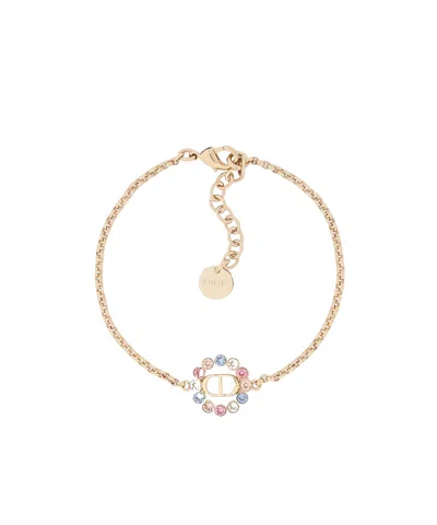 Dior Petit Cd Circle Bracelet In Gold