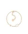 Dior Petit Cd Daisy Bracelet In Gold