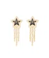 Dior Petit Cd Lucky Baroque Earrings In Gold