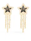 Dior Petit Cd Lucky Baroque Gold-tone Metal Earrings In Multi