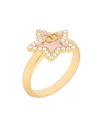 Dior Petit Cd Lucky Baroque Ring In Gold