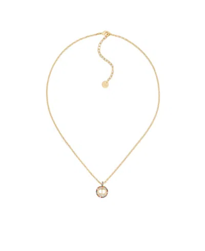 Dior Petit Cd Necklace In Yellow