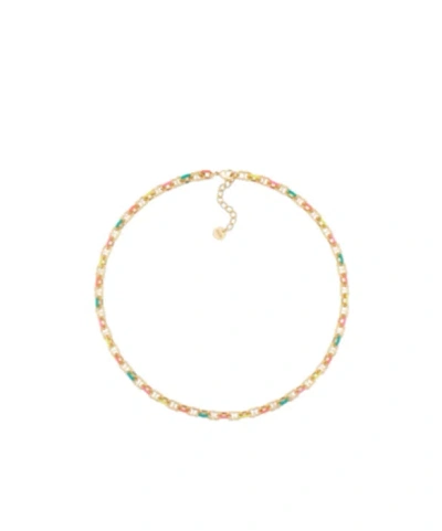 Dior Petit Cd Necklace In Yellow