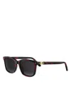 Dior Petit Cd Rectangular Sunglasses, 54mm In Neutral