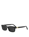 Dior Petit Cd S1i Acetate Rectangular Sunglasses In Green