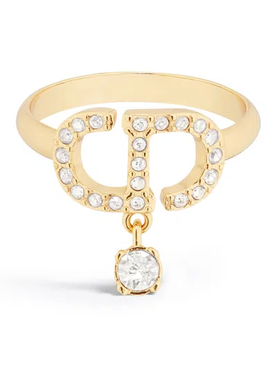 Dior Petit Cd Ring In Gold