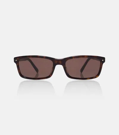 Dior Petit Cd Square Sunglasses In Brown