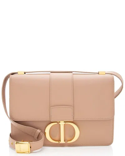 Dior Pink Calfskin Montaigne 30 Box Shoulder Bag (authentic Pre-loved)