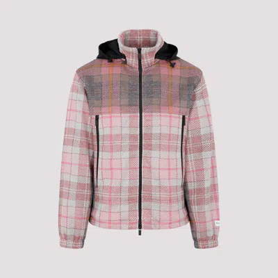 DIOR PINK CHECKED PATTERN JACKET