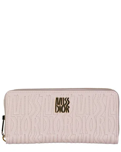 Dior Pink Lambskin Leather Miss  Wallet, Never Carried (authentic Pre-  Loved)