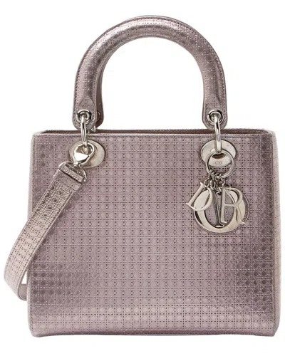 Dior Pink Leather In White