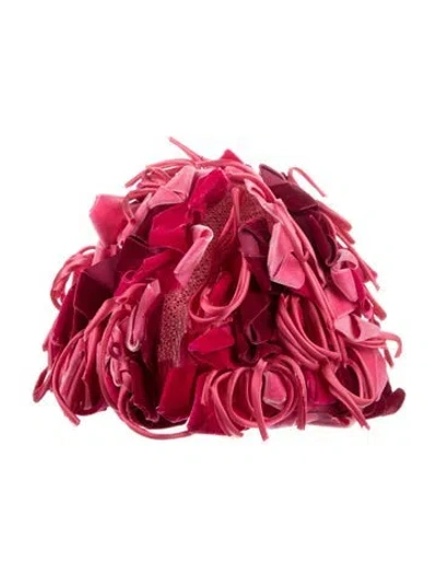 Pre-owned Dior Pink Suede Christian  Cap Hat