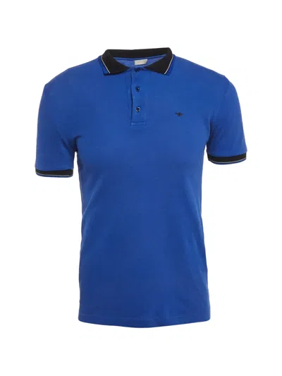Pre-owned Dior Pique-knit Polo Shirt In Blue
