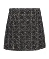 Dior Trouserskirt With Front Panel In Black