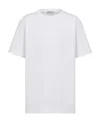 Dior Plain Knitted T-shirt In White