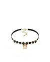 Dior Plan De Paris Collar In Black