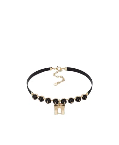Dior Plan De Paris Collar In Black