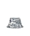 Dior Teddy-d Plan De Paris Reversible Small Brim Bucket Hat In Gray