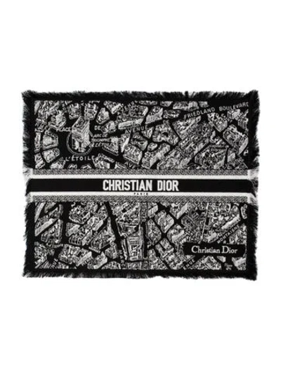 Pre-owned Dior Plan De Paris Placemat In Multi